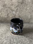 画像3: 黒マグ ビオラ 青白